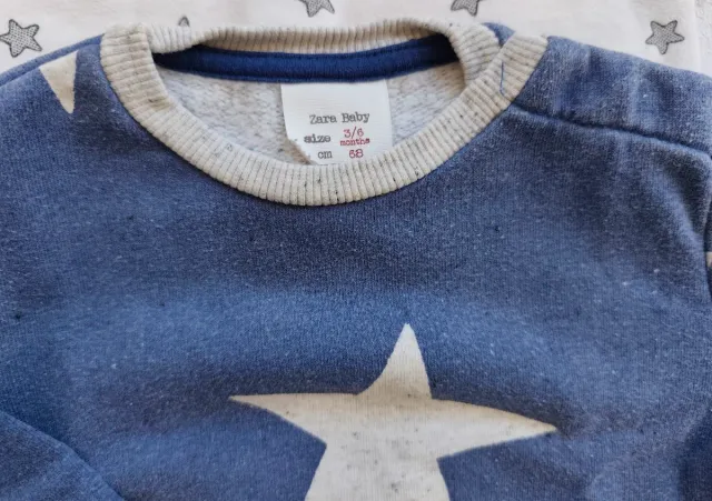 Lote 4 sudaderas bebé 3-6 meses