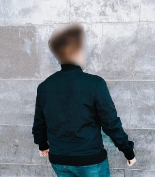 Chaqueta bomber azul cierre corchetes Timberland