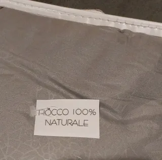 Piumino matrimoniale grigio