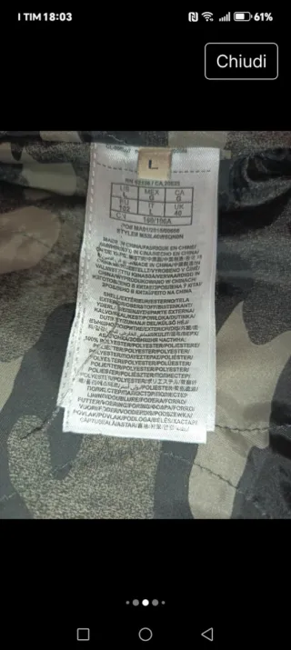 Giaccone uomo invernale marrone