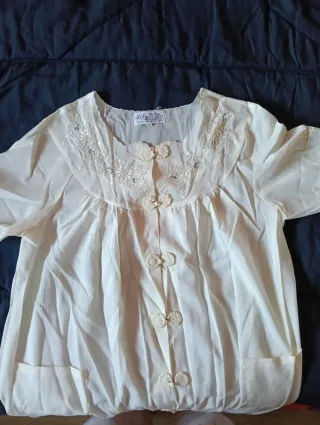 Conjunto camisón y bata Lily of France talla 36.