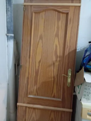 Puertas de madera de paso