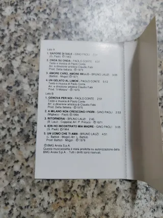 Musicasette Note D'Autore - I Grandi Successi