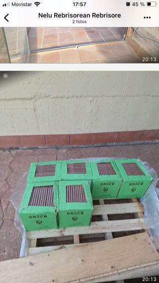 Plaquetas exteriores 6m2 0,25/0,25