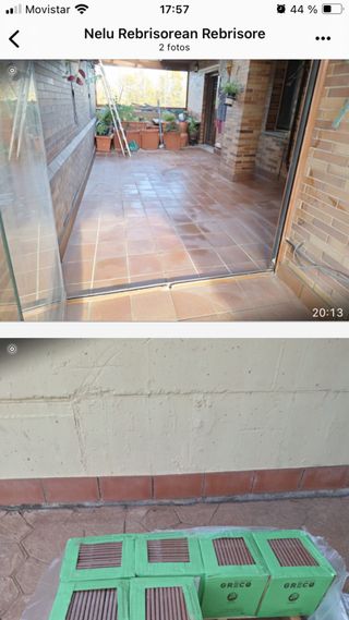 Plaquetas exteriores 6m2 0,25/0,25