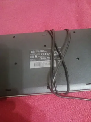 Teclado HP USB Negro