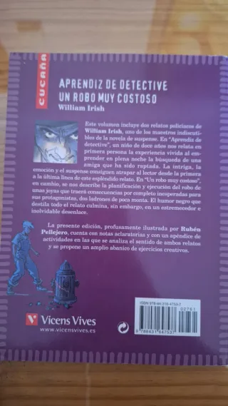 Libro aprendiz de detective, un robo muy costoso.