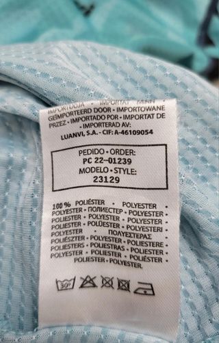 Camiseta Luanvi, Behobia gozatu 57