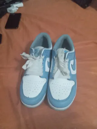 Zapatillas Nike Mujer Blancas y Azules