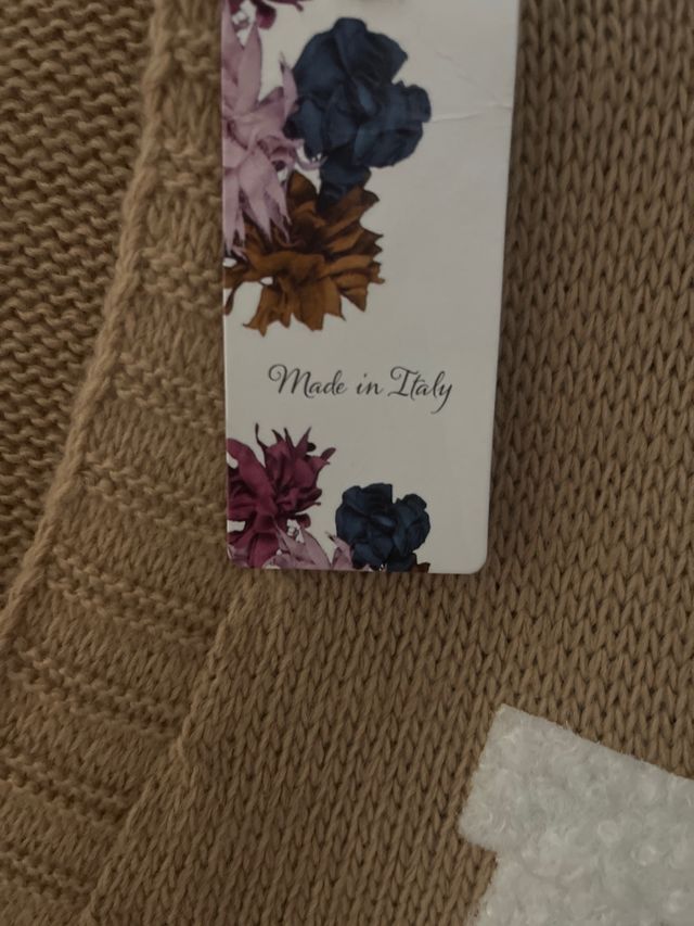 Cárdigan oversize con letra B talla S-M