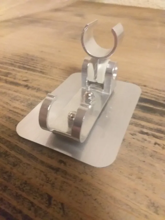 Supporto per parete doccia in alluminio regolabile