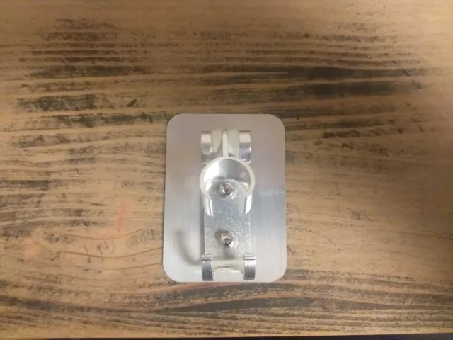 Supporto per parete doccia in alluminio regolabile