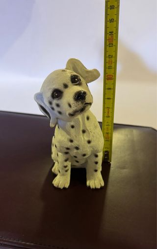 Cucciolo dalmata in resina - soprammobile