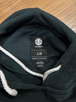 Sudadera Element Hombre Verde