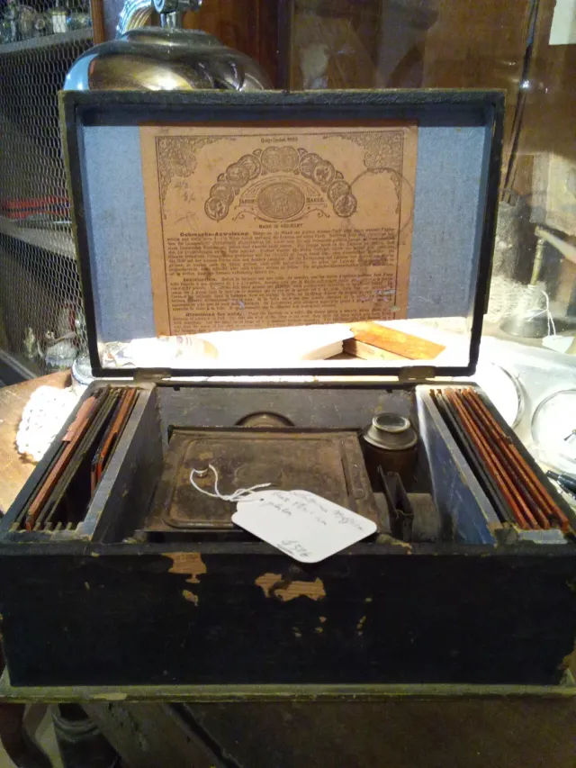 Linterna Mágica Ernst Plank con Placas