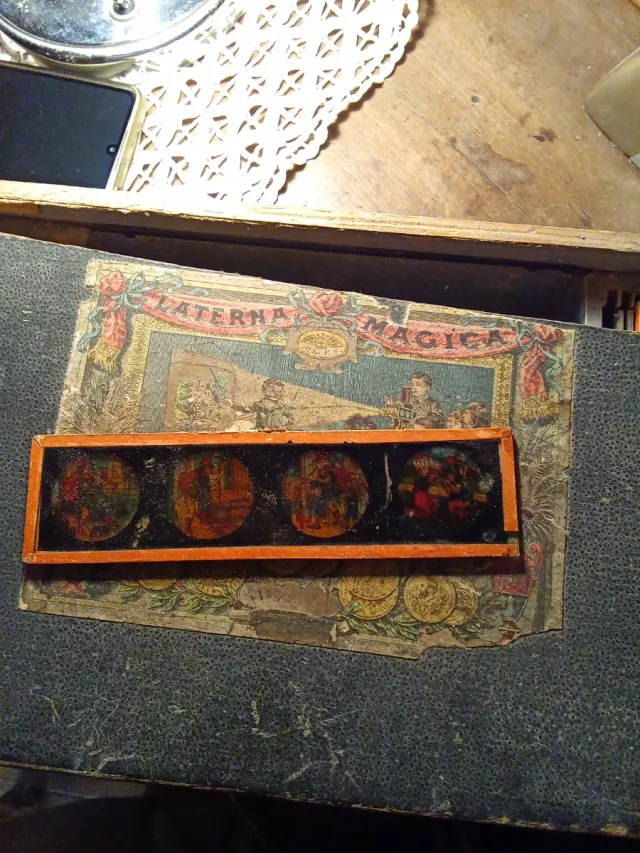 Linterna Mágica Ernst Plank con Placas