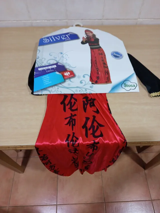 Disfraz china niña talla 6-8 años