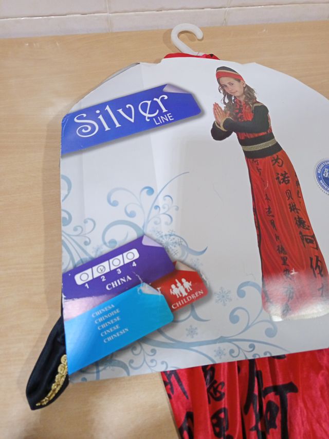 Disfraz china niña talla 6-8 años