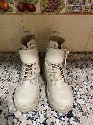 Botines Zara Beige