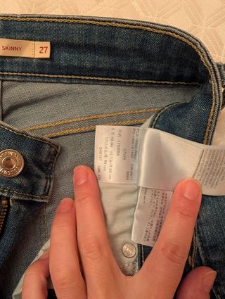 Levi's 721 High Rise Skinny Tg. 27x34