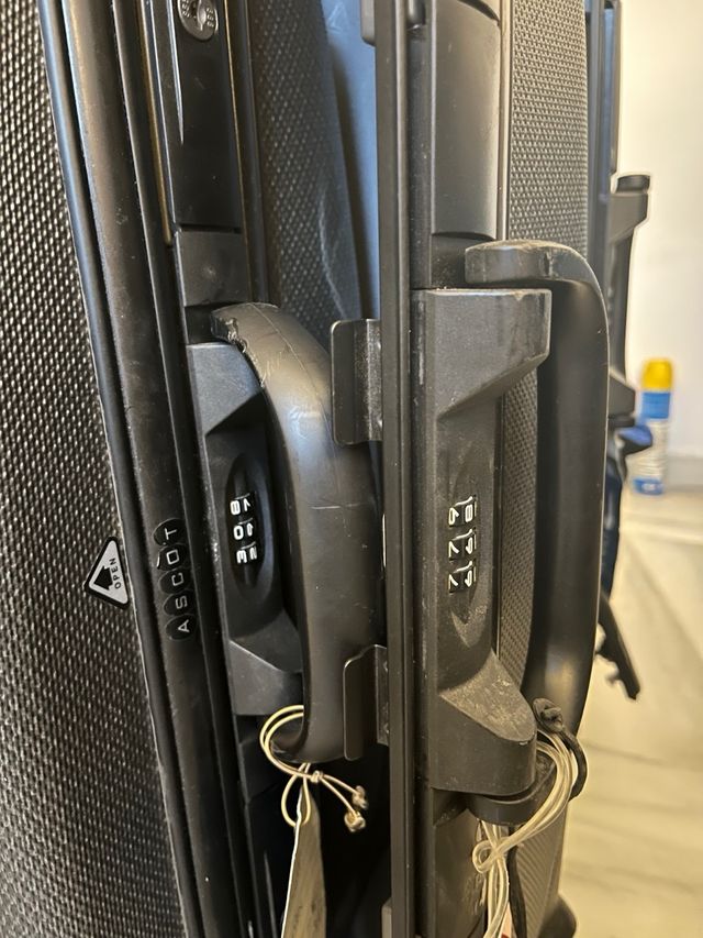 Trío Maletas Antler Negro/Gris