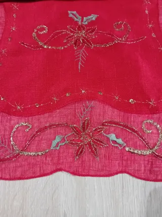 Centrotavola Natalizio Rosso e Oro