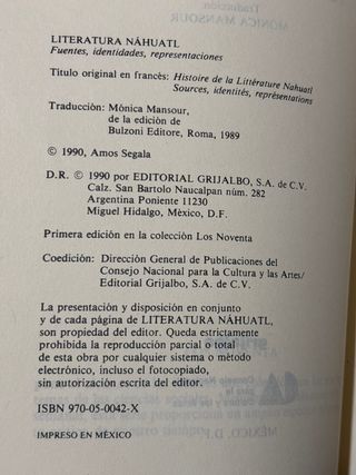 Literatura Nahuatl