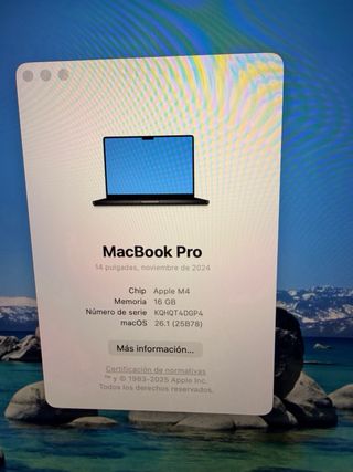 MacBook Pro M4 Negro con Factura y Garantía