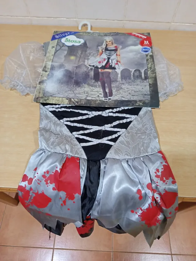 Disfraz Halloween niña zombie