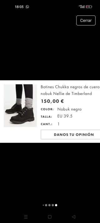 Botines Chukka Negros