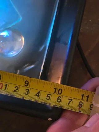 Fontana Zen Lampada Vetro ceramica Anni 80