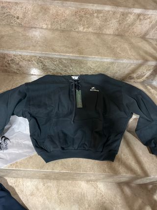 Sudadera Scuffers Negra con capucha talla M