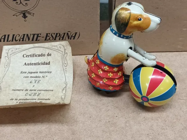 Paya 678 Cane con Palla di Lamiera e Corda