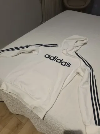 Sudadera Adidas Blanca Talla S
