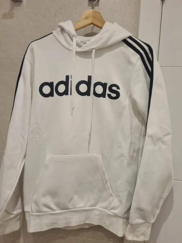 Sudadera Adidas Blanca Talla S