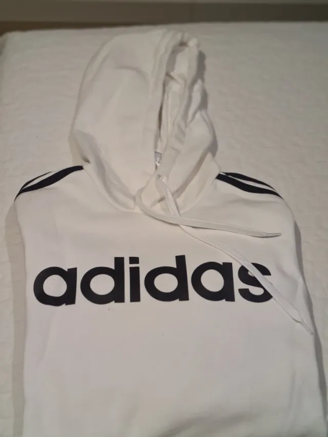 Sudadera Adidas Blanca Talla S