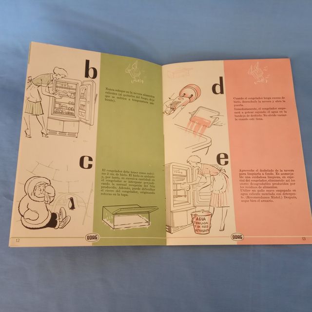 Manuale Nevera ODAG Dualfreeze anni 50-60