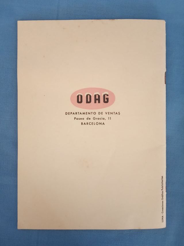 Manuale Nevera ODAG Dualfreeze anni 50-60