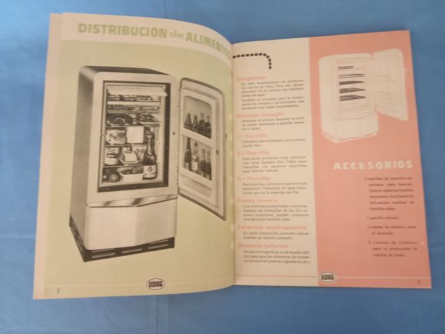 Manuale Nevera ODAG Dualfreeze anni 50-60