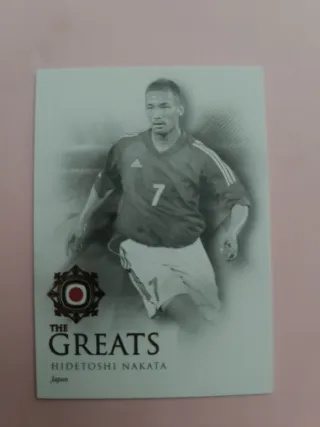 Espectacular Carta Futbol Futera Nakata Japón /53