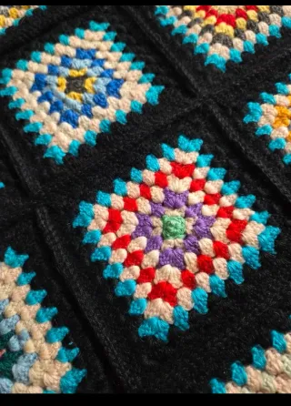 Coperta in lana fatta a mano