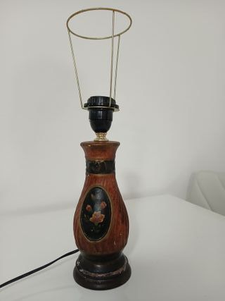 Lampada ceramica dipinta a mano