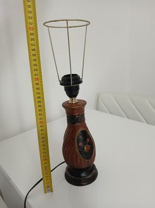 Lampada ceramica dipinta a mano