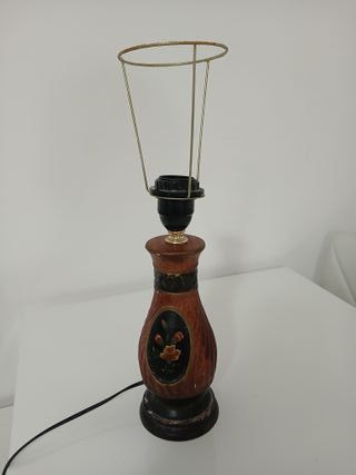 Lampada ceramica dipinta a mano