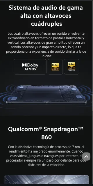 Xiaomi Pad 5 Negra/Gris