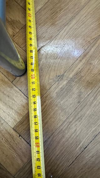 Mesa de ordenador pequeña madera y metal