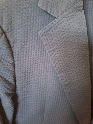 Giacca uomo cotone blu sfoderata tg 46