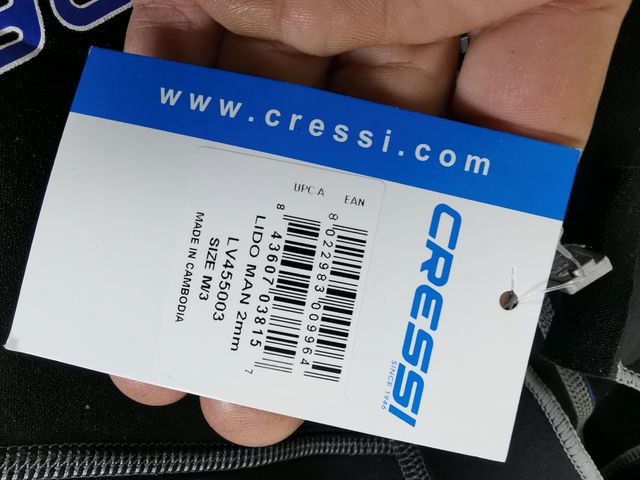 Neopreno Cressi Lido Shorty Hombre M 2mm