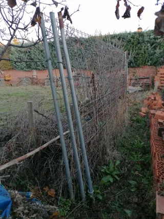 Vallas metálicas para obras 3 unidades