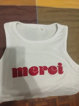 Camiseta sin mangas merci